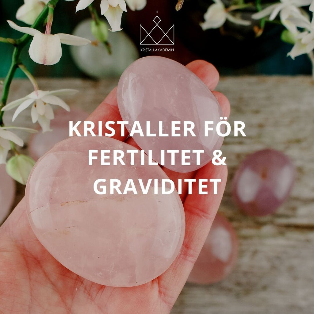19 kristaller för fertilitet & graviditet