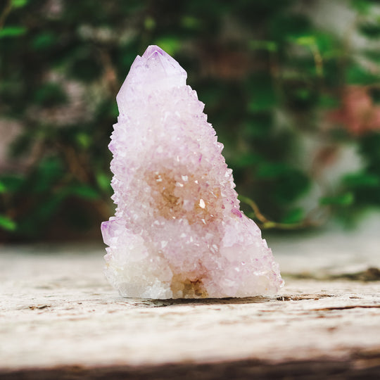 Andekvarts, naturliga spetsar