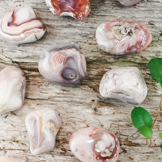 Rosa Botswanaagat, trumlade stenar