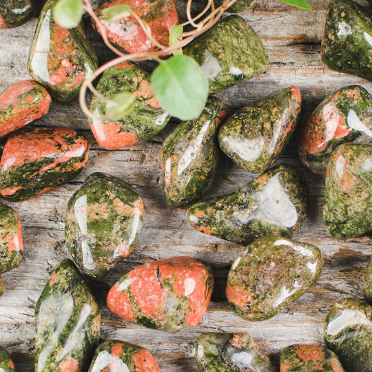 Unakit, trumlade stenar