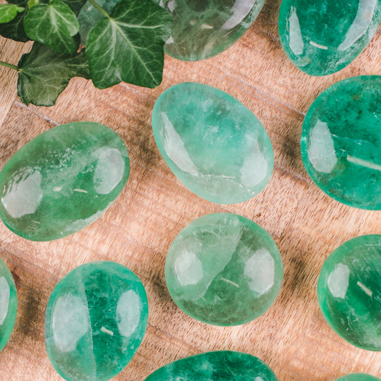 Grön Fluorit, touchstone