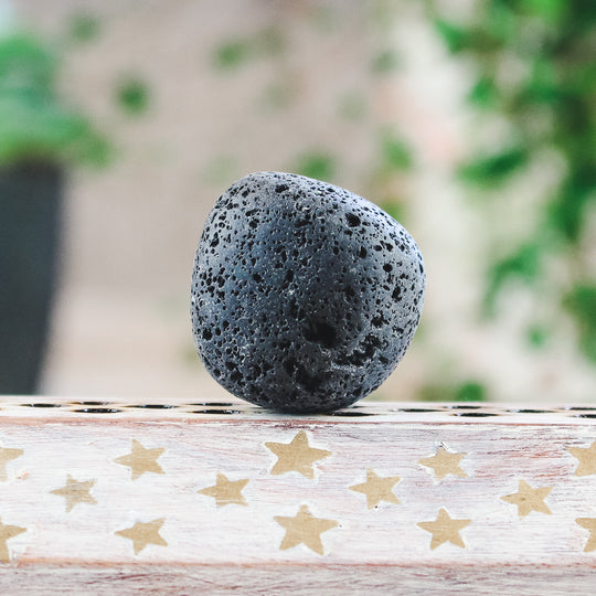 Lavasten, trumlade stenar