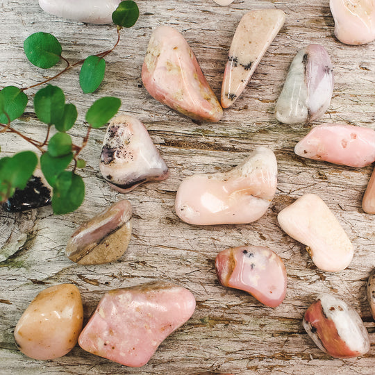 Rosa Opal, trumlade stenar